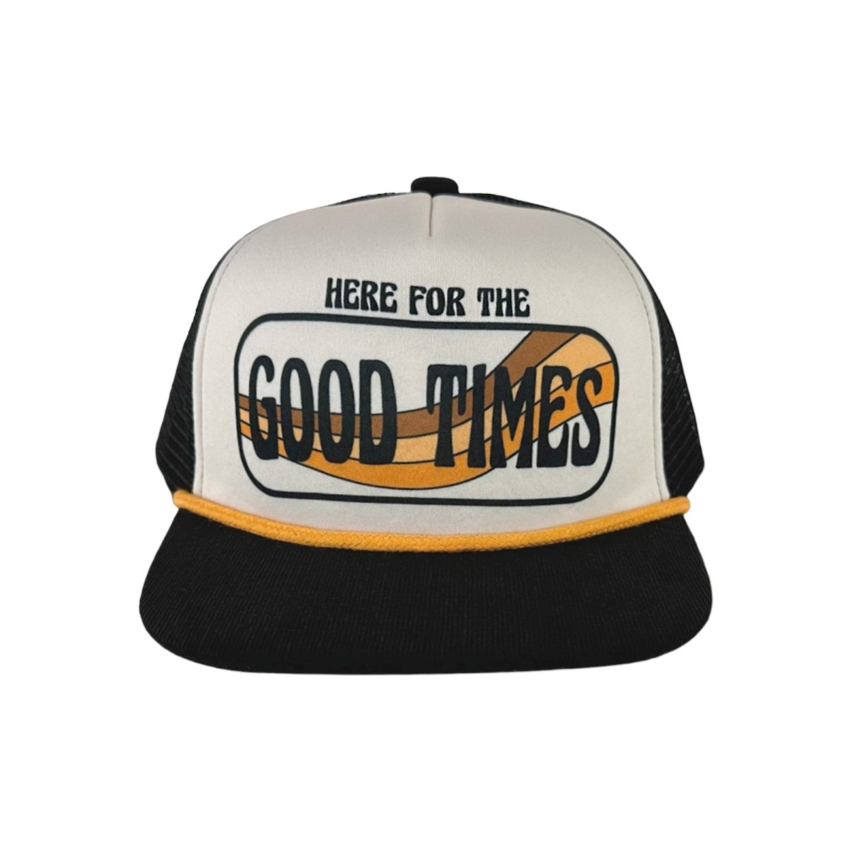 GOOD TIMES TRUCKER HAT - TINY WHALES