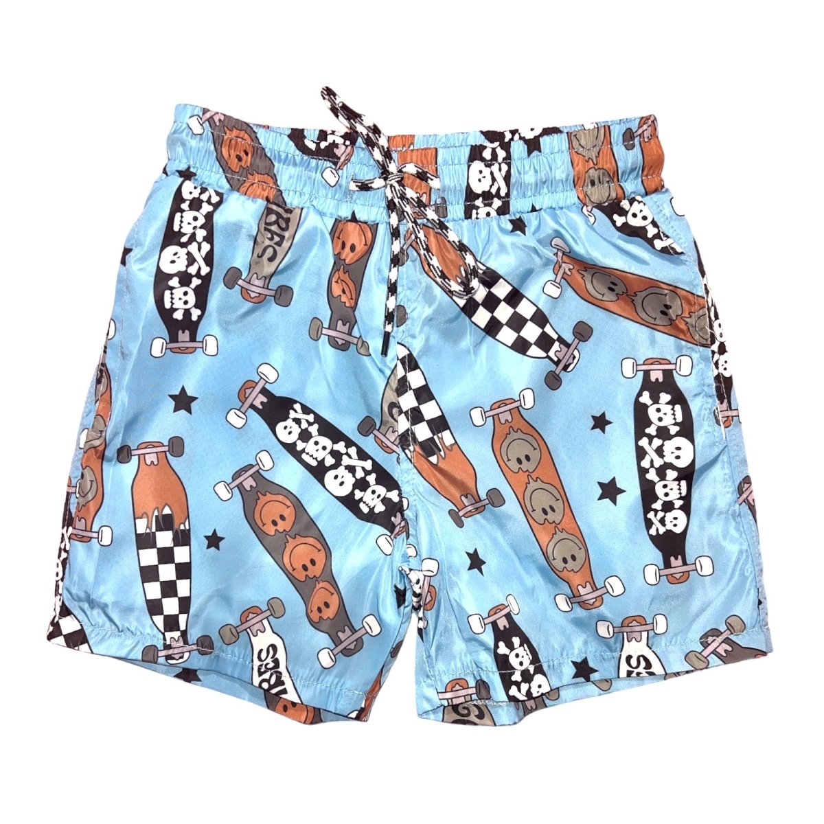 GOOD VIBES SKATEBOARDS SWIM TRUNKS - LOLA AND THE BOYS