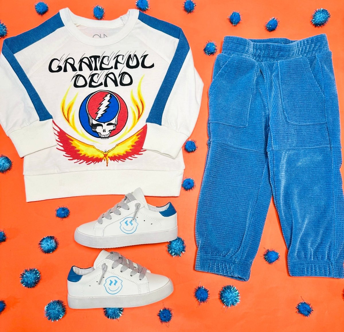 GRATEFUL DEAD LONG SLEEVE TSHIRT - CHASER KIDS