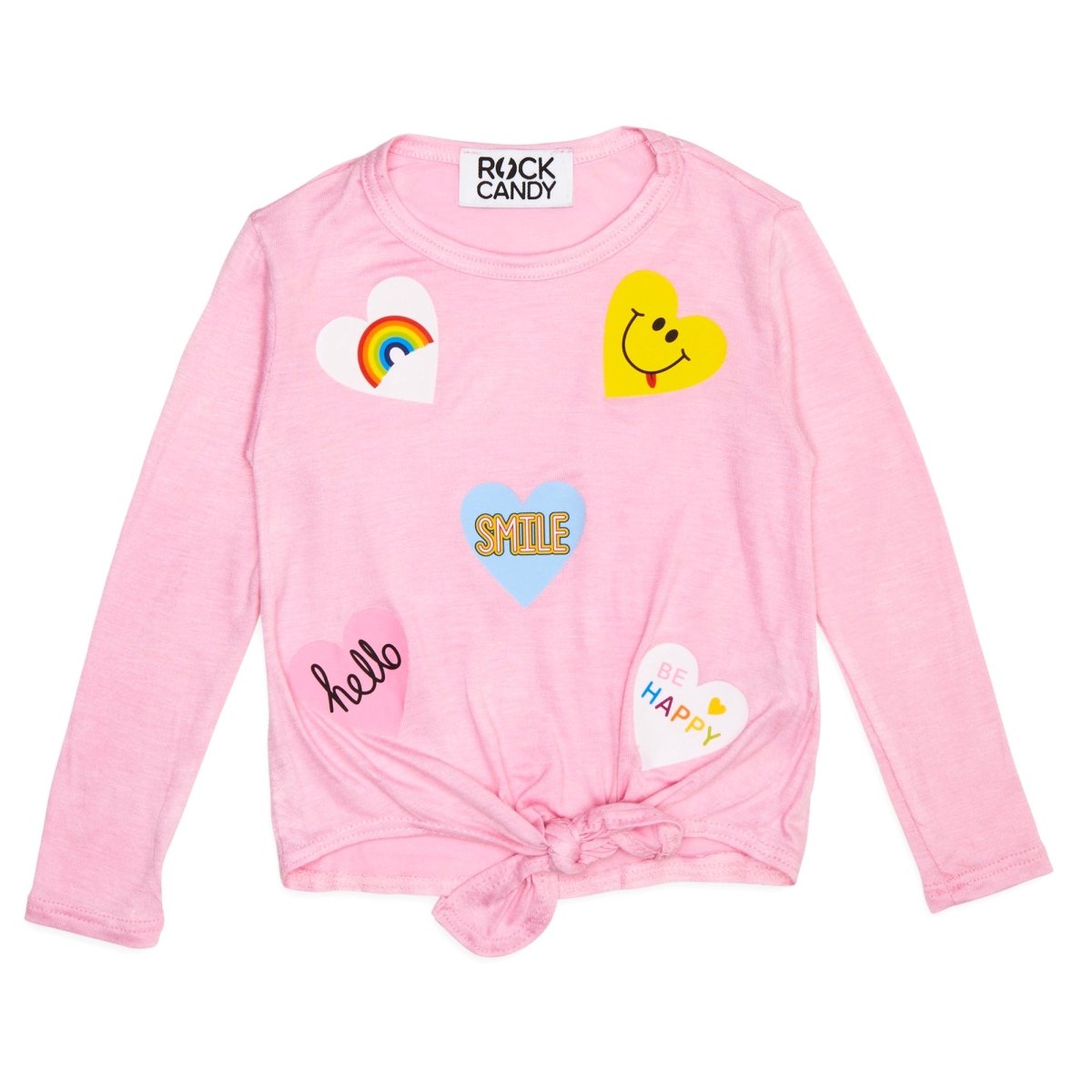 HEART ICONS LONG SLEEVE TSHIRT - LONG SLEEVE TOPS