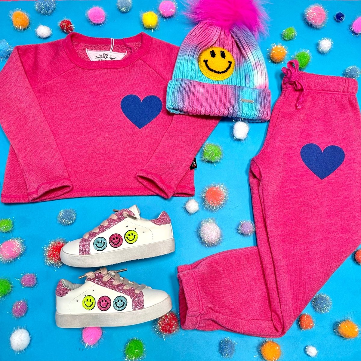 HEART SWEATPANTS - T2LOVE