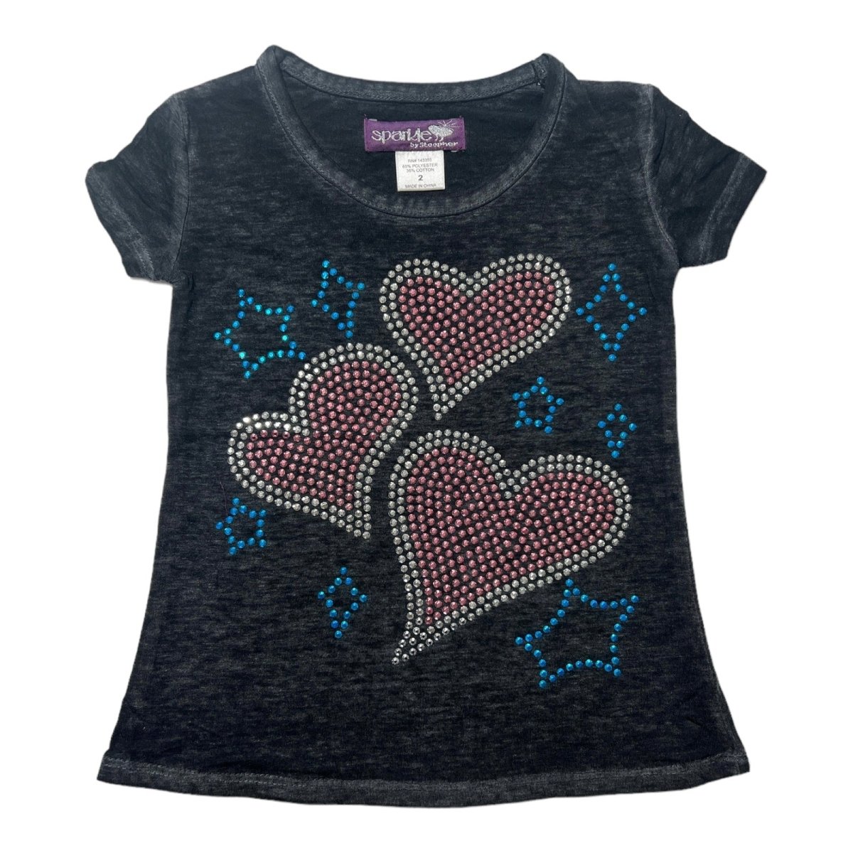 HEARTS AND STARS TSHIRT - SHORT SLEEVE TOPS