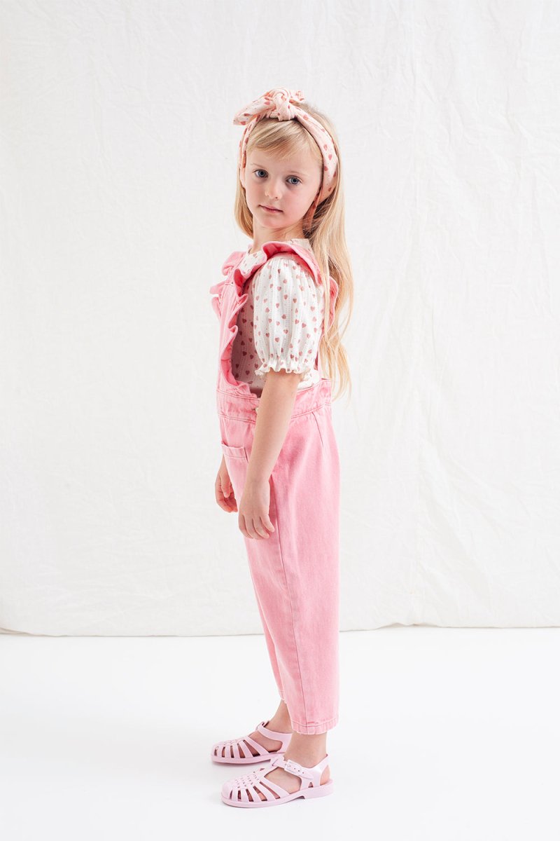 HEARTS OPENKNIT TOP - SHORT SLEEVE TOPS