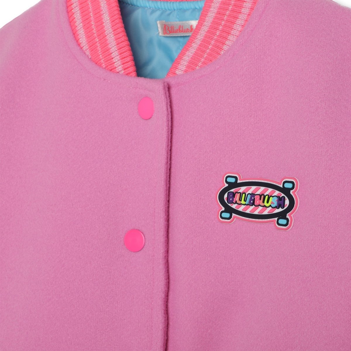 HEARTS PLEATHER VARSITY JACKET - JACKETS