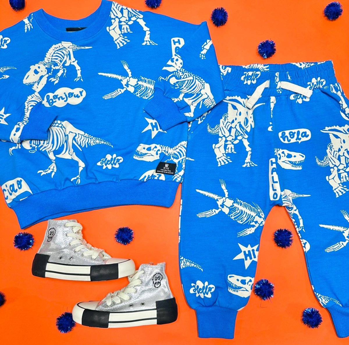 HELLO DINO SWEATSHIRT - SWEATERS