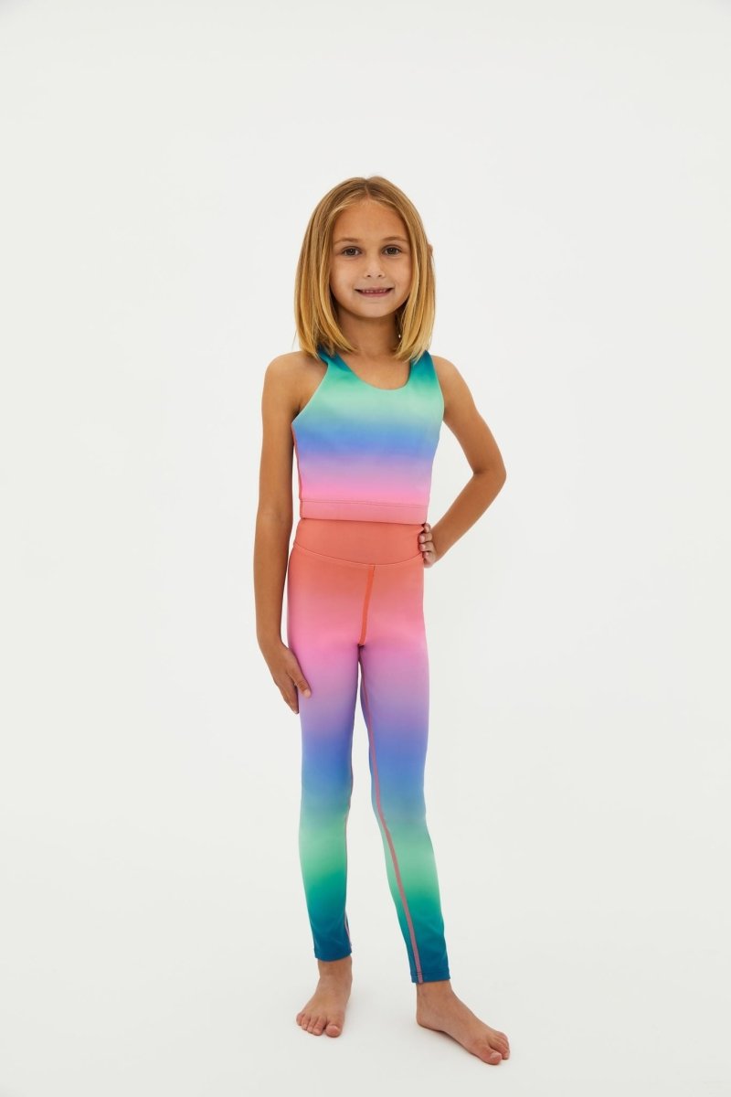 HIGH TIDE OMBRÉ LITTLE CLEMENTINE TOP (PREORDER) - BEACH RIOT KIDS