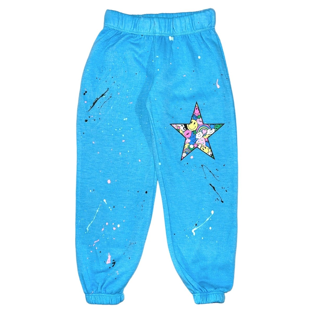 ICONS STAR NEON PAINT SPLATTER SWEATPANTS - FIREHOUSE