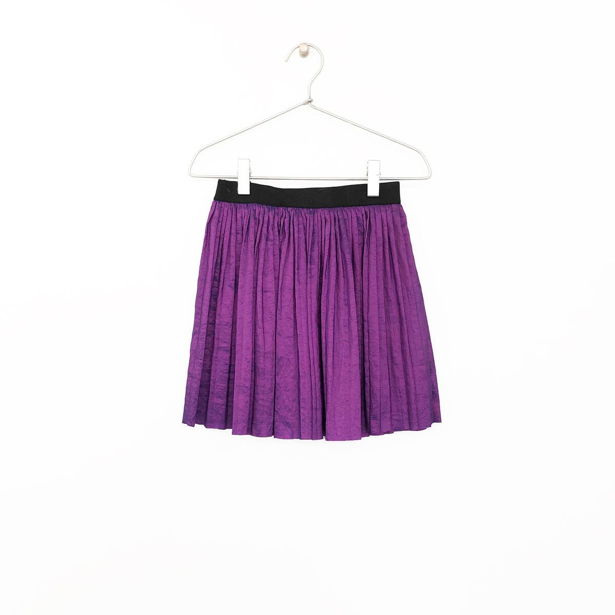 IRIDESCENT PLEATED SKIRT - SKIRTS