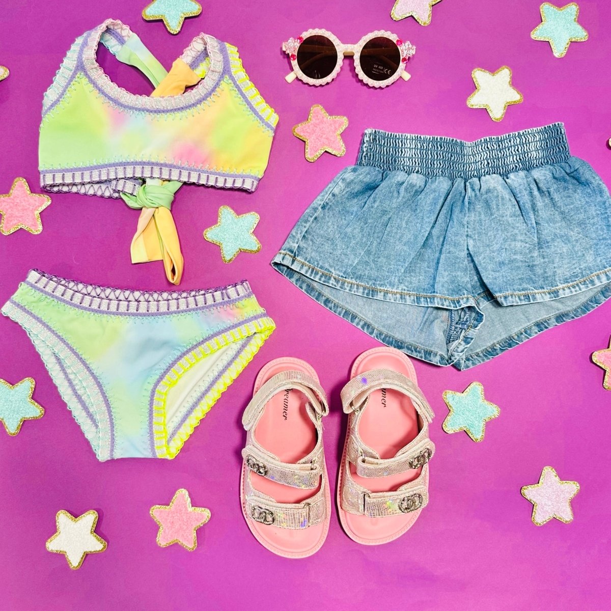 KELLY DENIM SHORTS - SHORTS