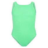 LIME CLASSIC CRINKLED ONE PIECE SWIMSUIT (PREORDER) - HUNZA G KIDS