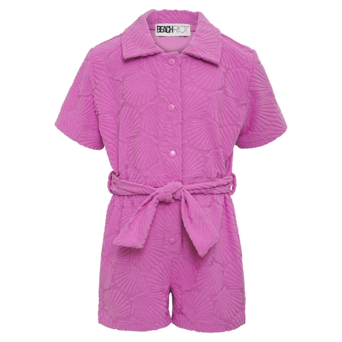 LITTLE GIA SHELL ROMPER - ROMPERS