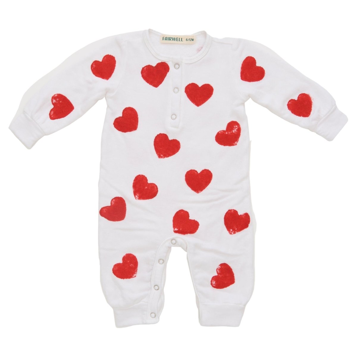 LOVE HEARTS CLUTCH ROMPER - ROMPERS