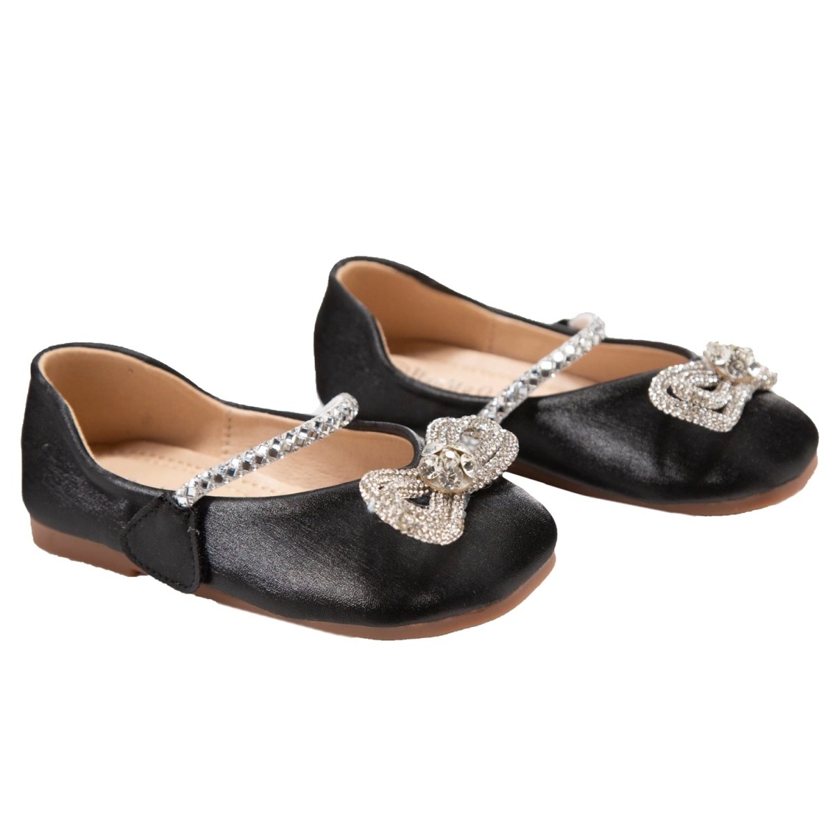 CHLOE MACH CRYSTAL BOW SHOES - FLATS