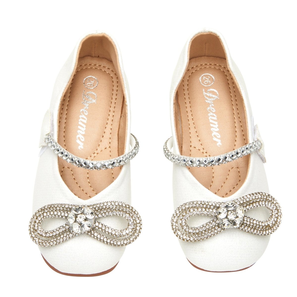 CHLOE MACH CRYSTAL BOW SHOES - FLATS