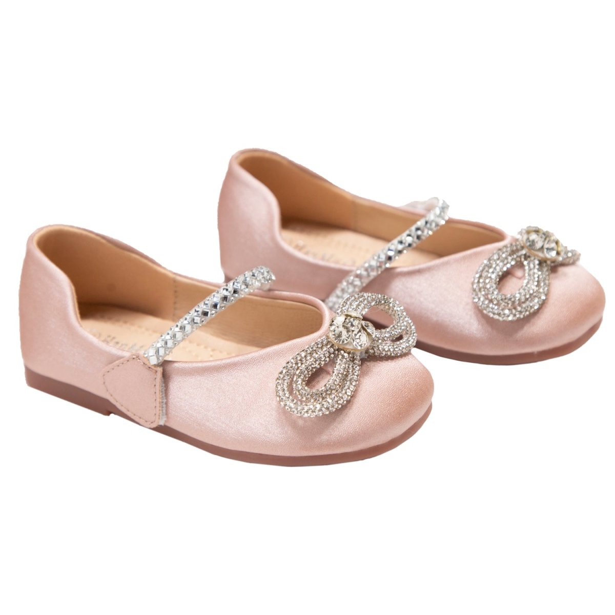 CHLOE MACH CRYSTAL BOW SHOES - FLATS