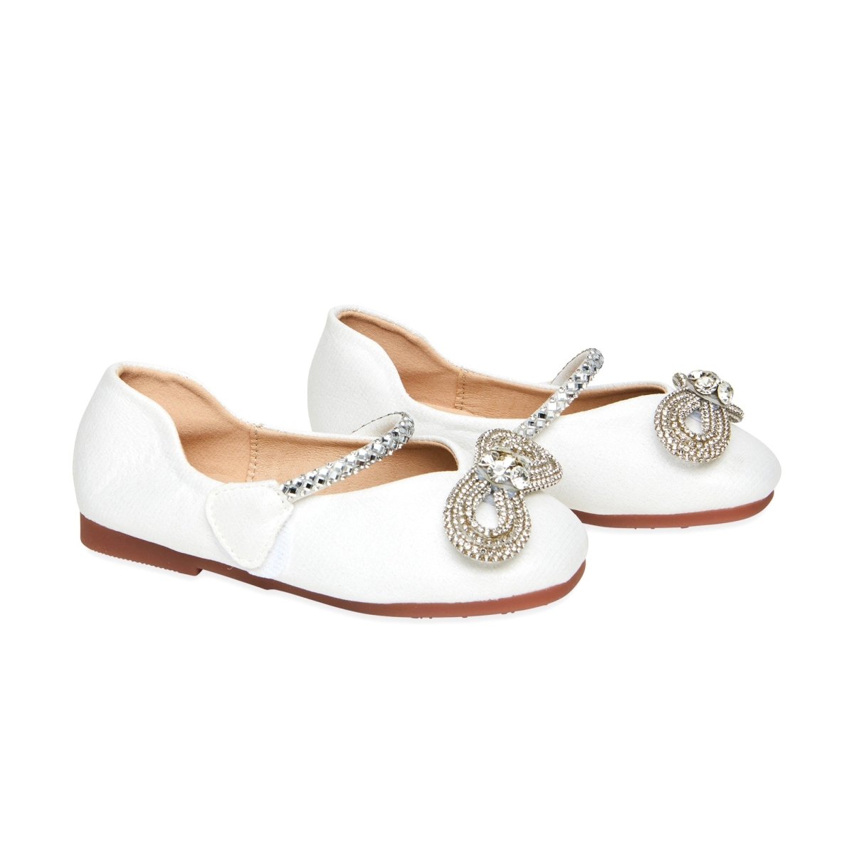 CHLOE MACH CRYSTAL BOW SHOES - FLATS