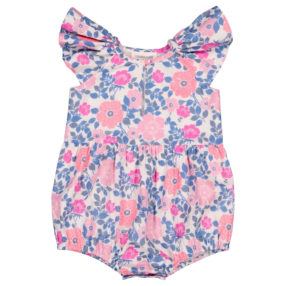 MARTINA VEIL VINTAGE FLOWER ROMPER - ROMPERS