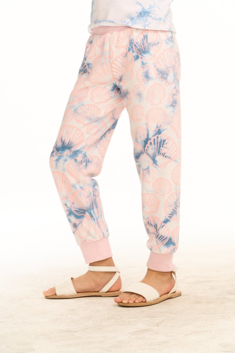 MERMAID SEASHELL TIE DYE LIGHTWEIGHT SWEATPANTS - SWEATPANTS