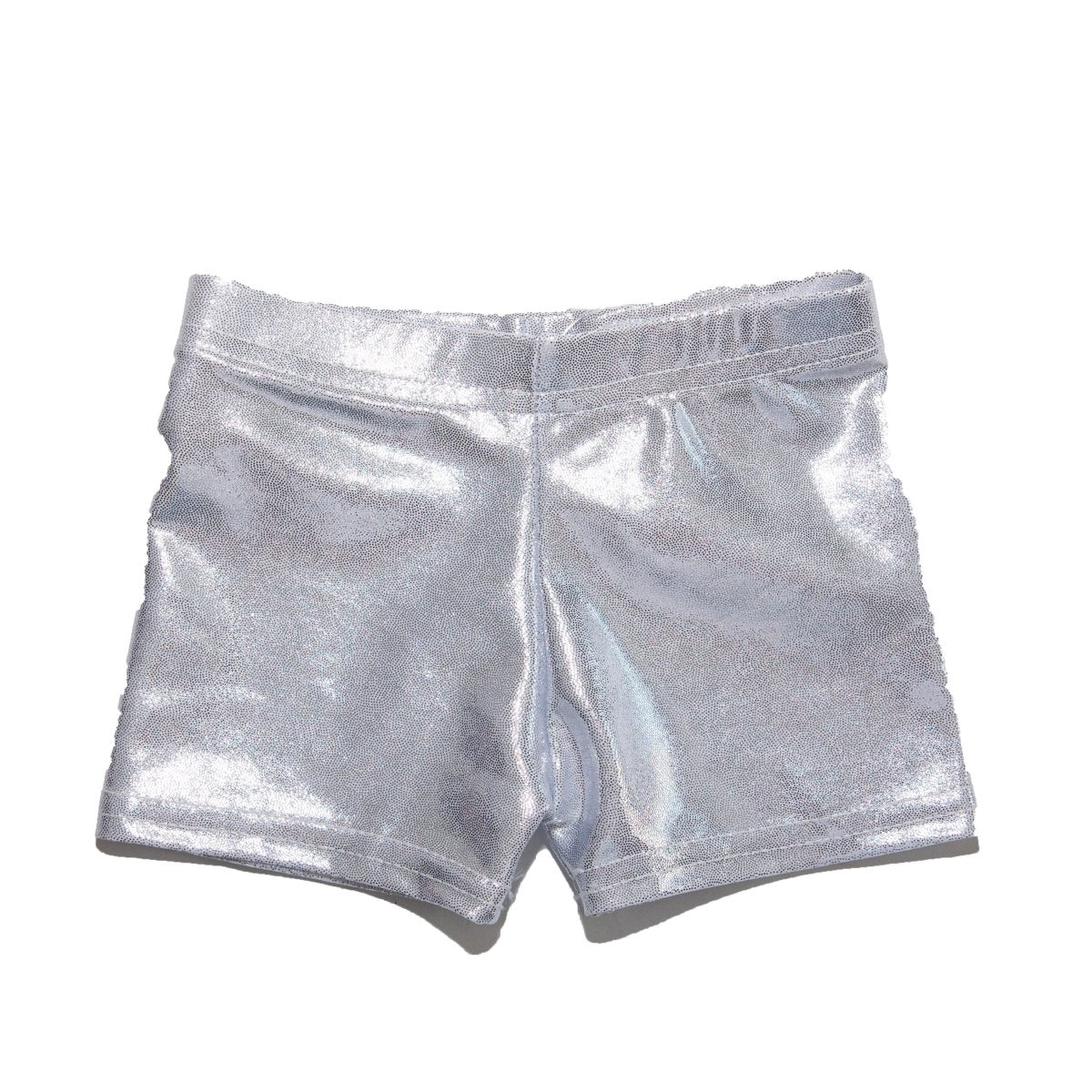 METALLIC BIKER SHORTS - SHORTS