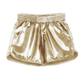 METALLIC RUNNING SHORTS - SHORTS