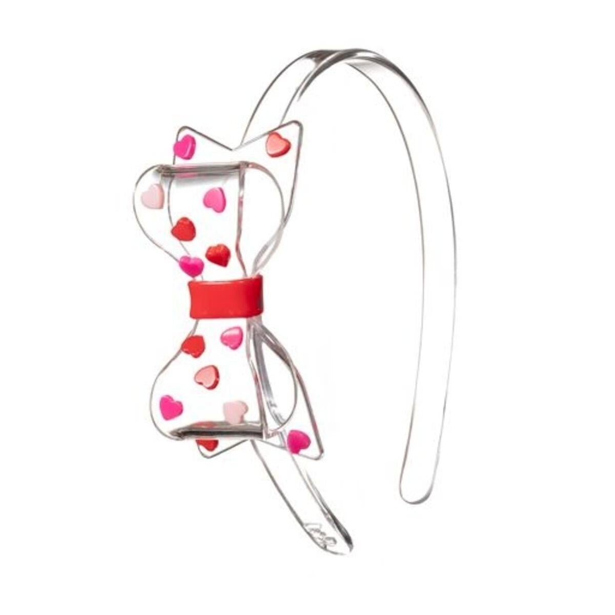 MINI HEARTS BOW HEADBAND - HEADBANDS