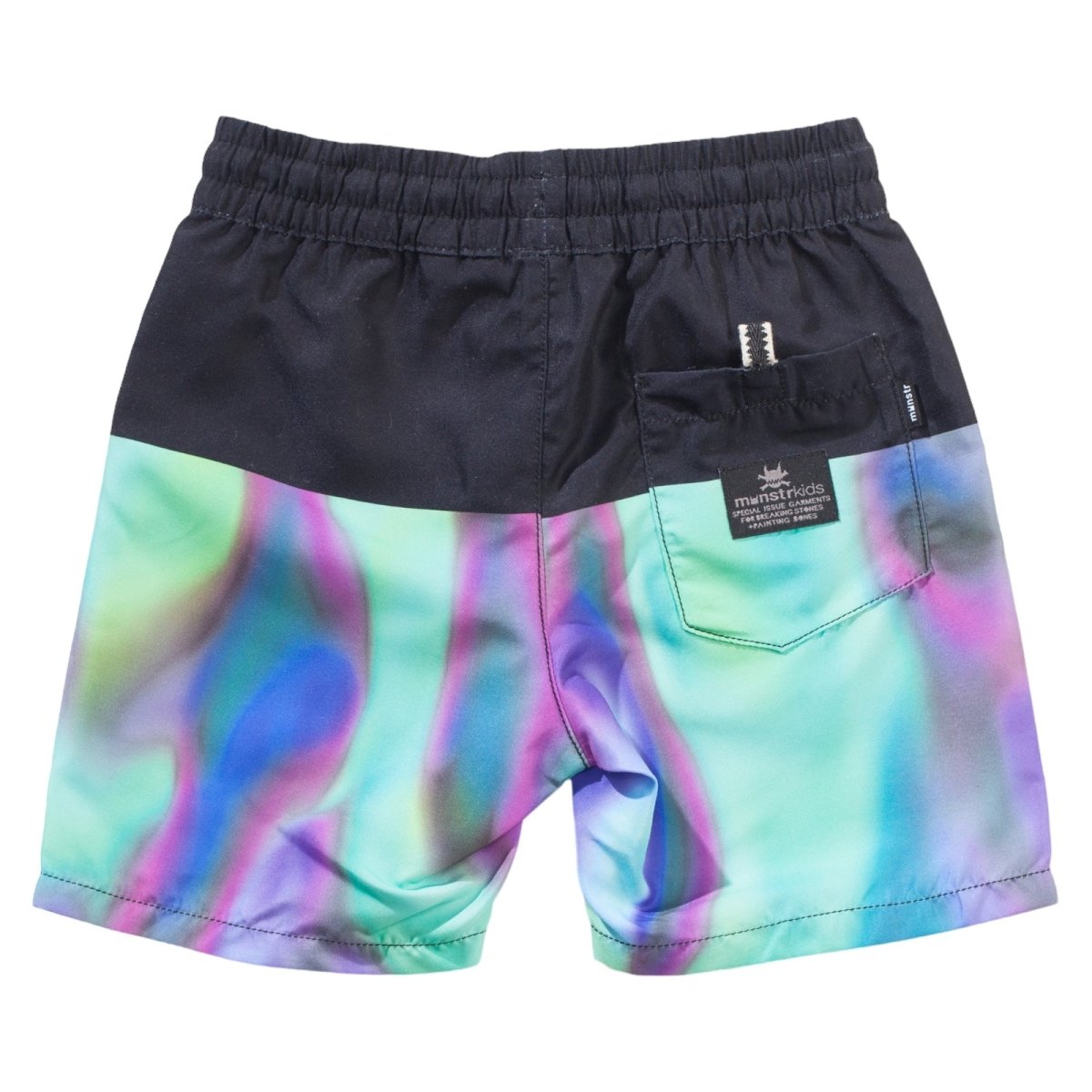 MINT CLOUD TIE DYE SWIM TRUNKS - SWIM TRUNKS