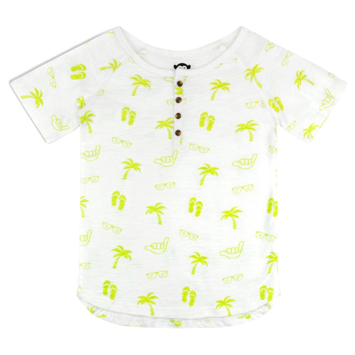NEON CLUBHOUSE HENLEY - SHORT SLEEVE TOPS