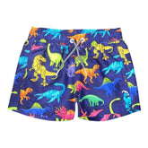 NEON DINO SWIM TRUNKS - SWIM TRUNKS
