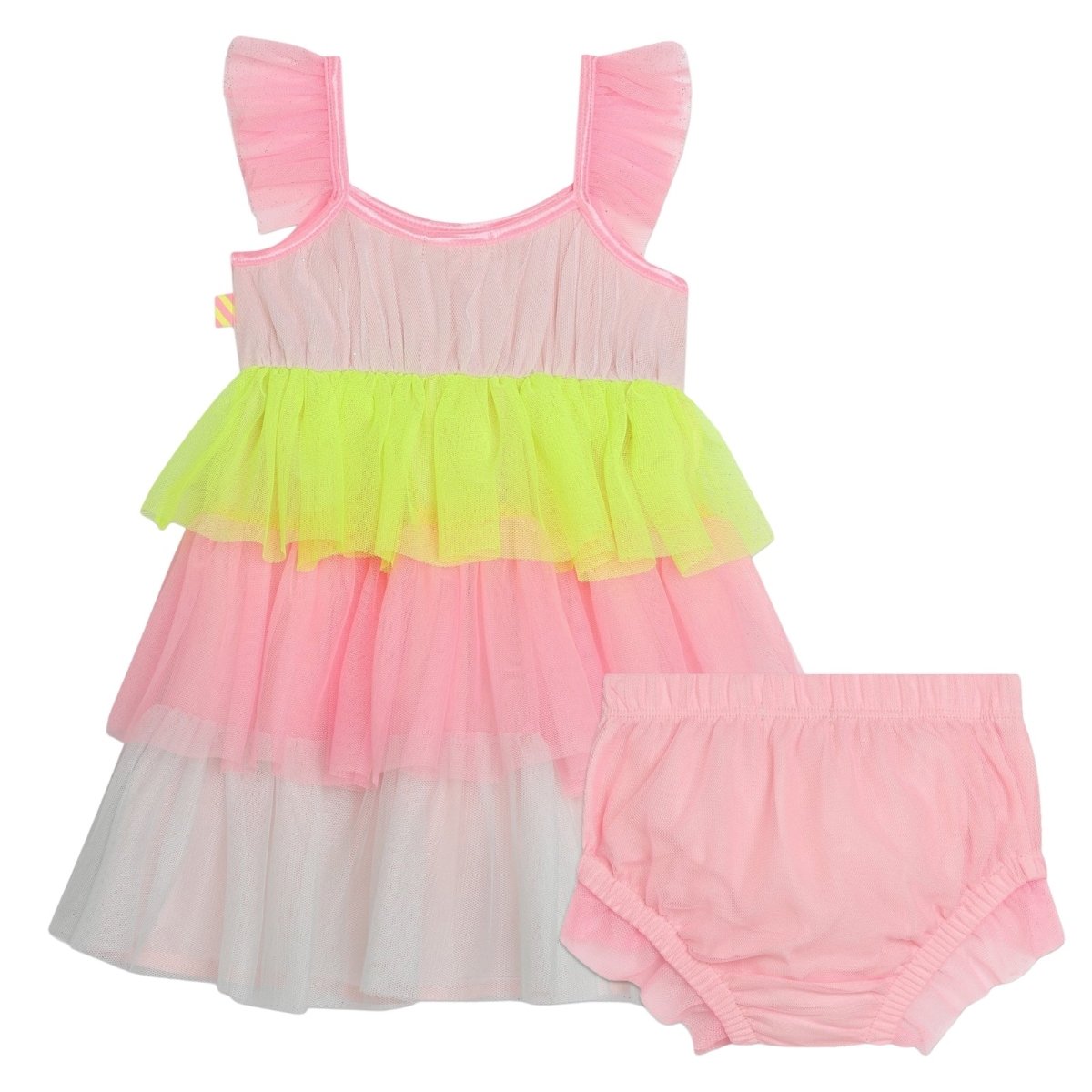 NEON LAYERED TULLE DRESS (PREORDER) - BILLIEBLUSH