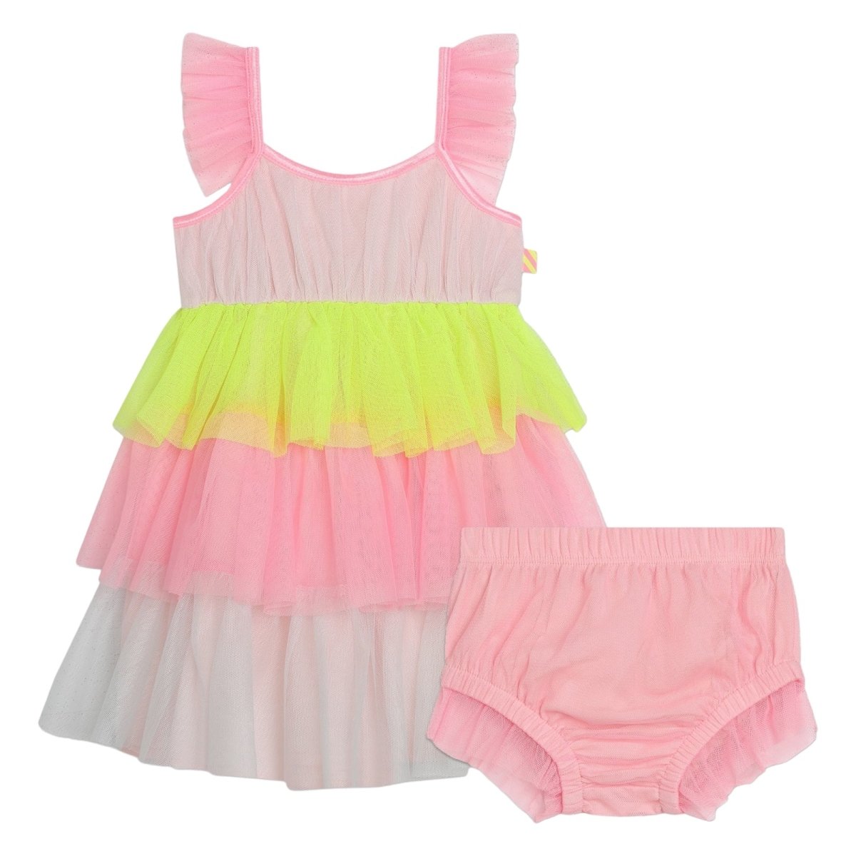 NEON LAYERED TULLE DRESS (PREORDER) - BILLIEBLUSH