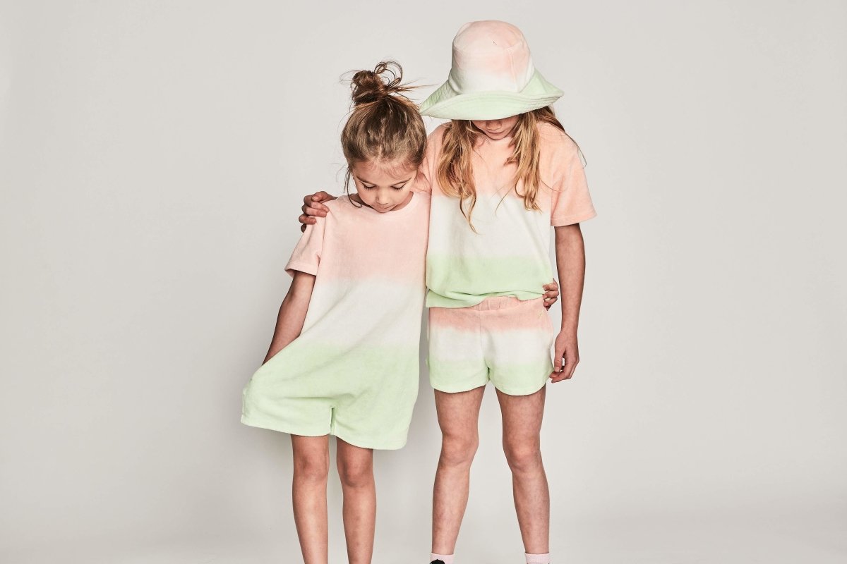 NORA OMBRÉ TERRY ROMPER - ROMPERS