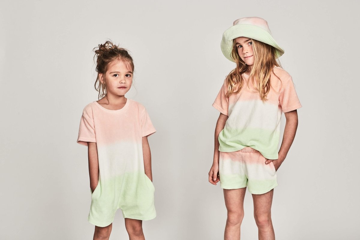 NORA OMBRÉ TERRY ROMPER - ROMPERS