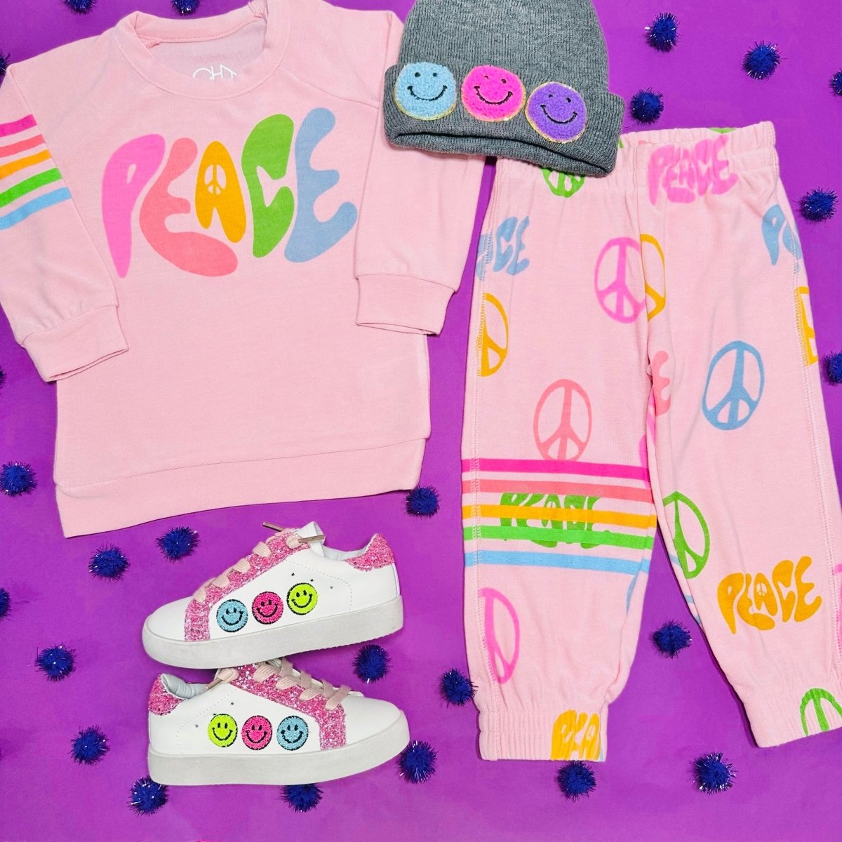 PEACE SWEATPANTS - CHASER KIDS