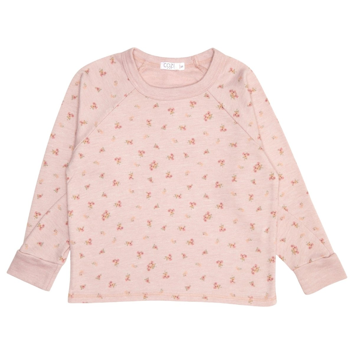 PETITE FLORAL SWEATSHIRT - COZII BY T2LOVE