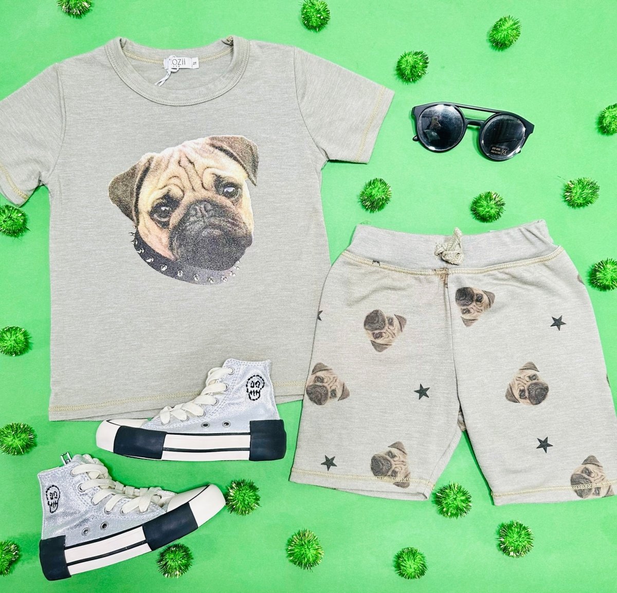 PUG TSHIRT - SHORT SLEEVE TOPS