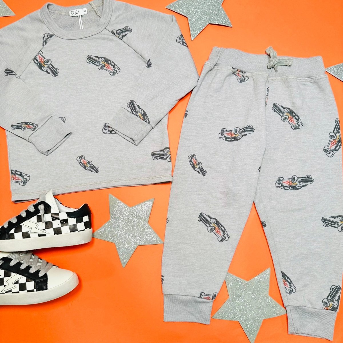 RACE CARS SWEATPANTS - COZII BY T2LOVE
