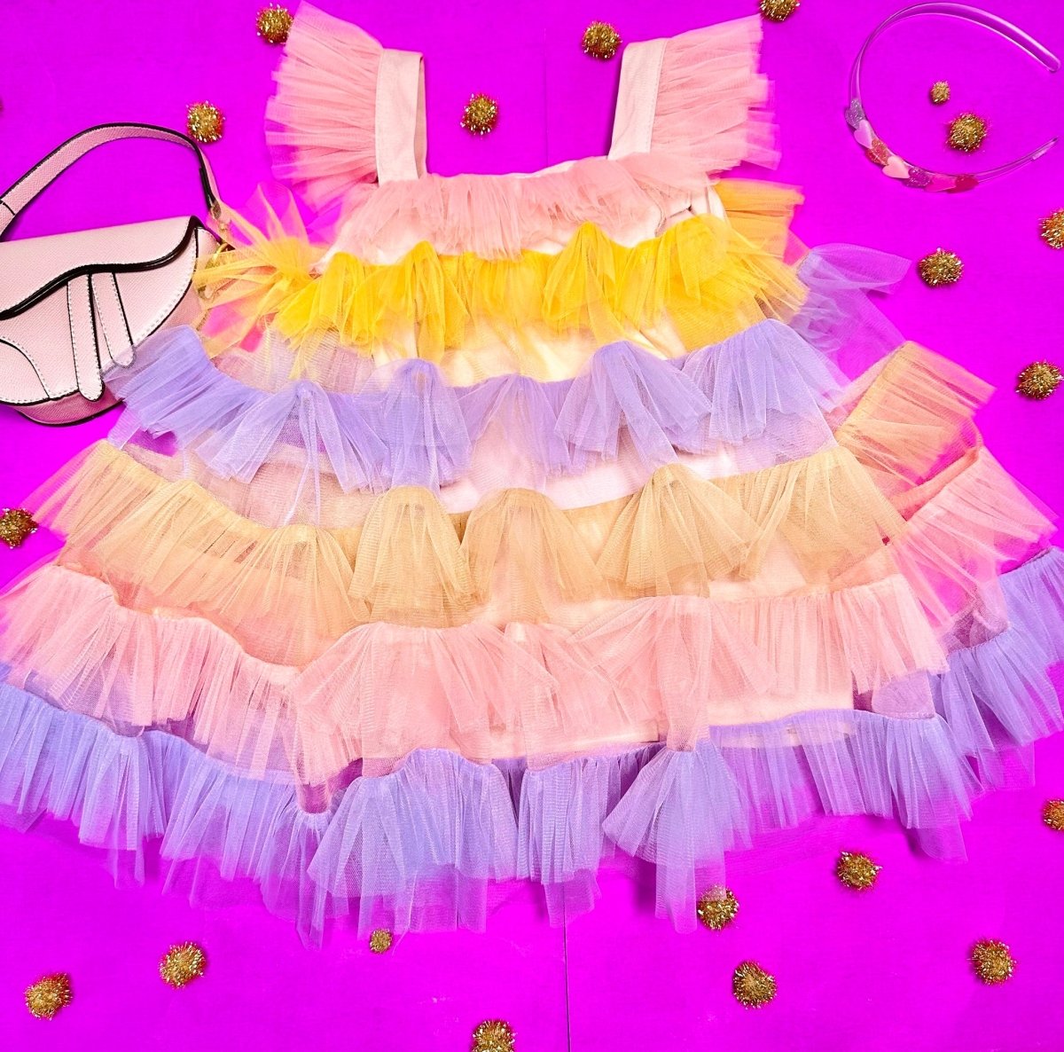 RAINBOW DRESS - DRESSES