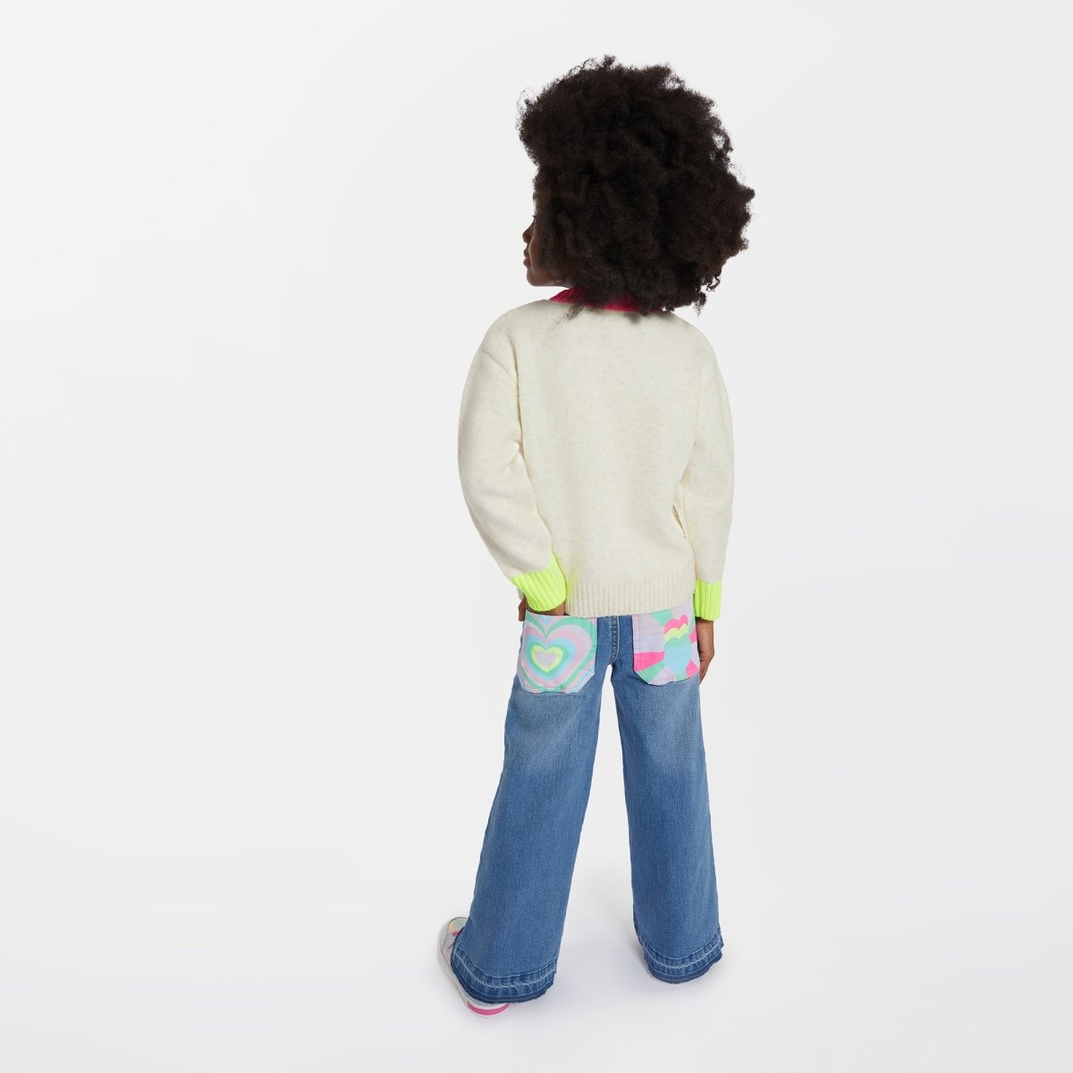 RAINBOW POCKET DENIM PANTS - BILLIEBLUSH