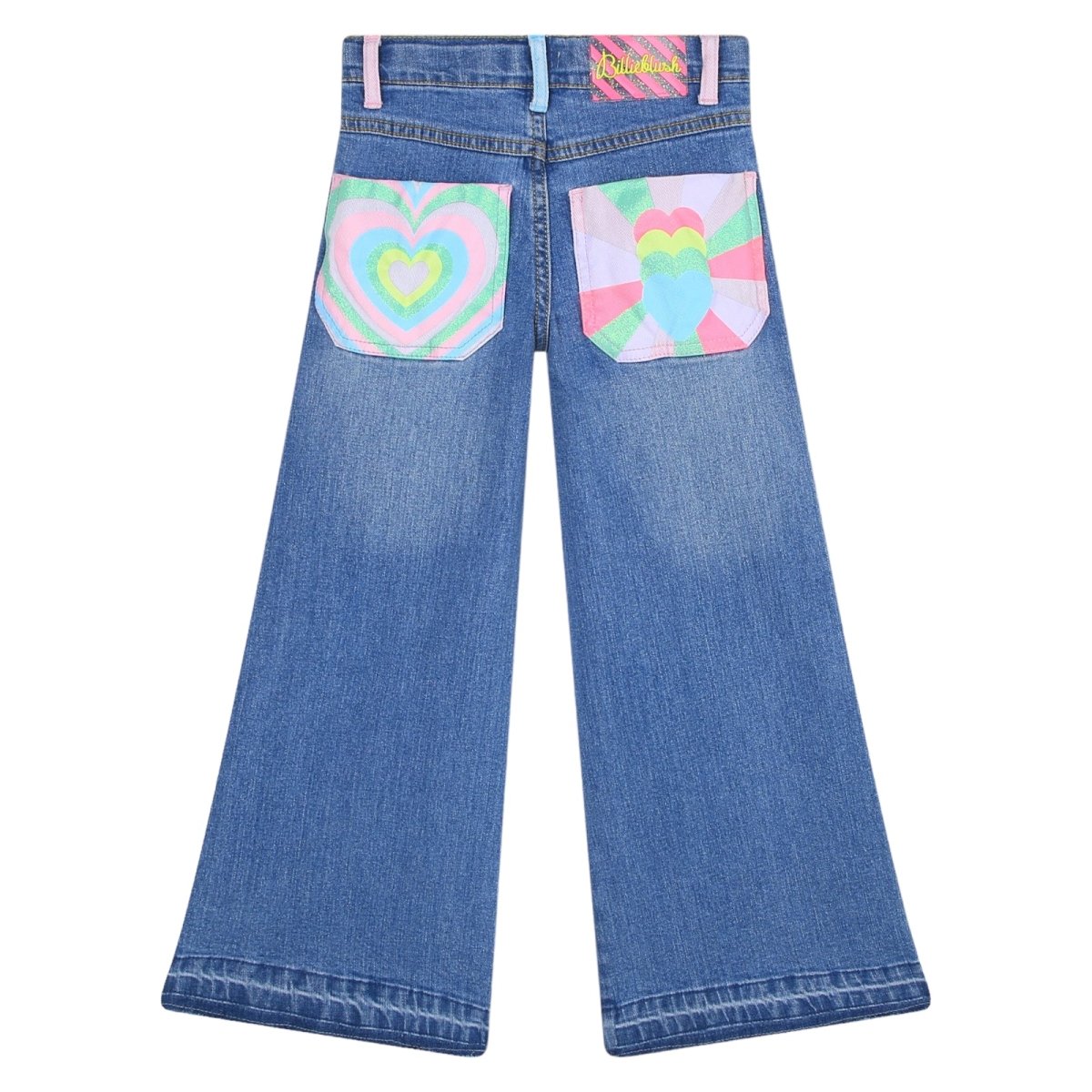 RAINBOW POCKET DENIM PANTS - BILLIEBLUSH