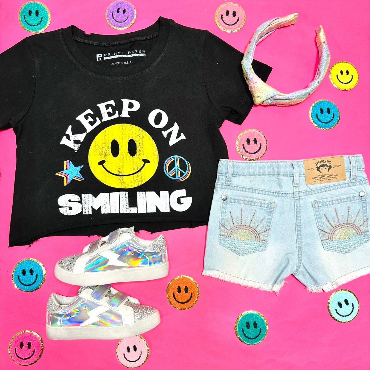 RHODES SUNSHINE DENIM SHORTS - SHORTS