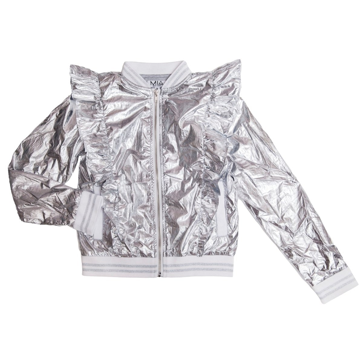 RUFFLE JACKET - JACKETS