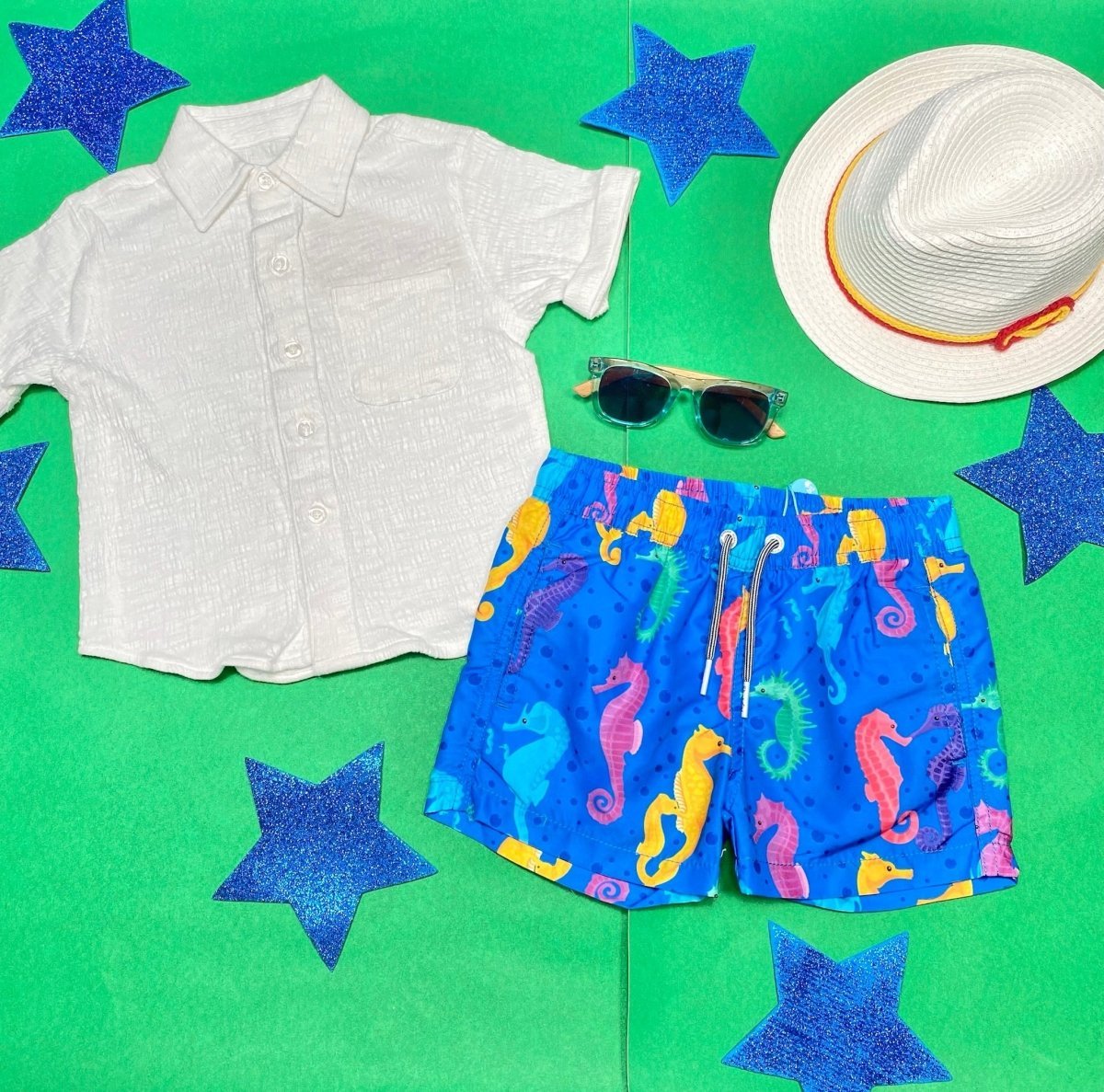 SEAHORSE SWIM TRUNKS - SWIM TRUNKS