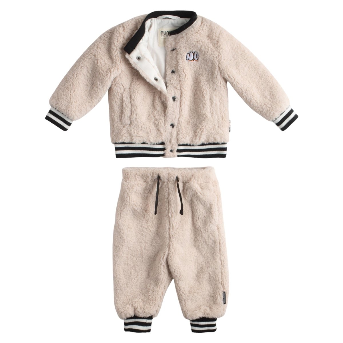 SHERPA JACKET AND SWEATPANTS SET (UNISEX) (PREORDER) - NUNUNU