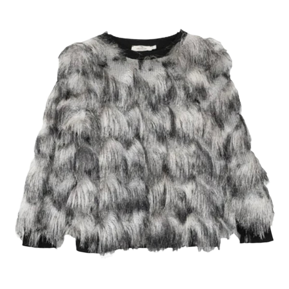 SHIMMERY FRINGE SWEATSHIRT - SWEATERS