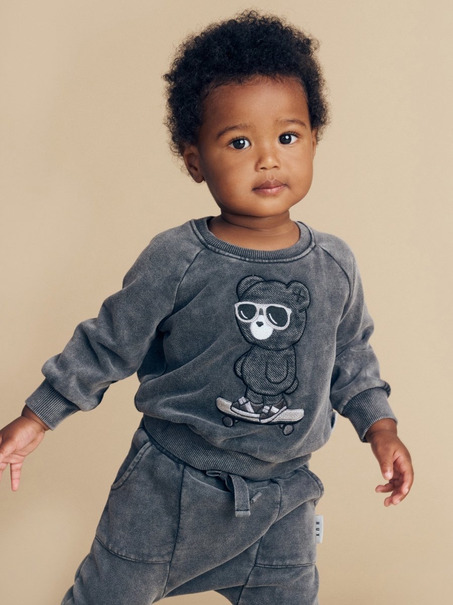 SKATER BEAR SWEATSHIRT - SWEATERS
