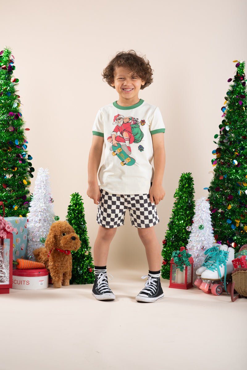 SKATER SANTA TSHIRT (PREORDER) - ROCK YOUR BABY