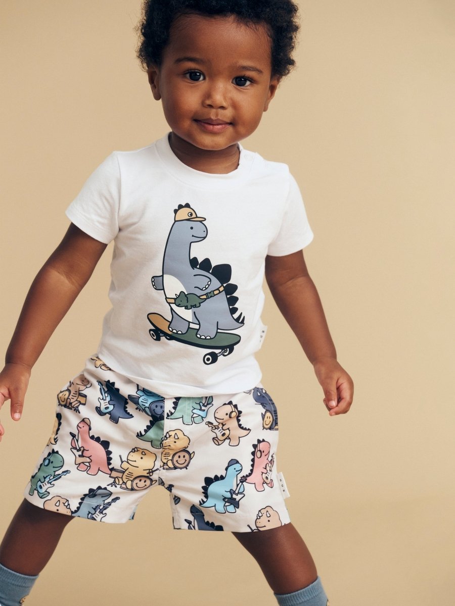SKATIN DINO TSHIRT - SHORT SLEEVE TOPS