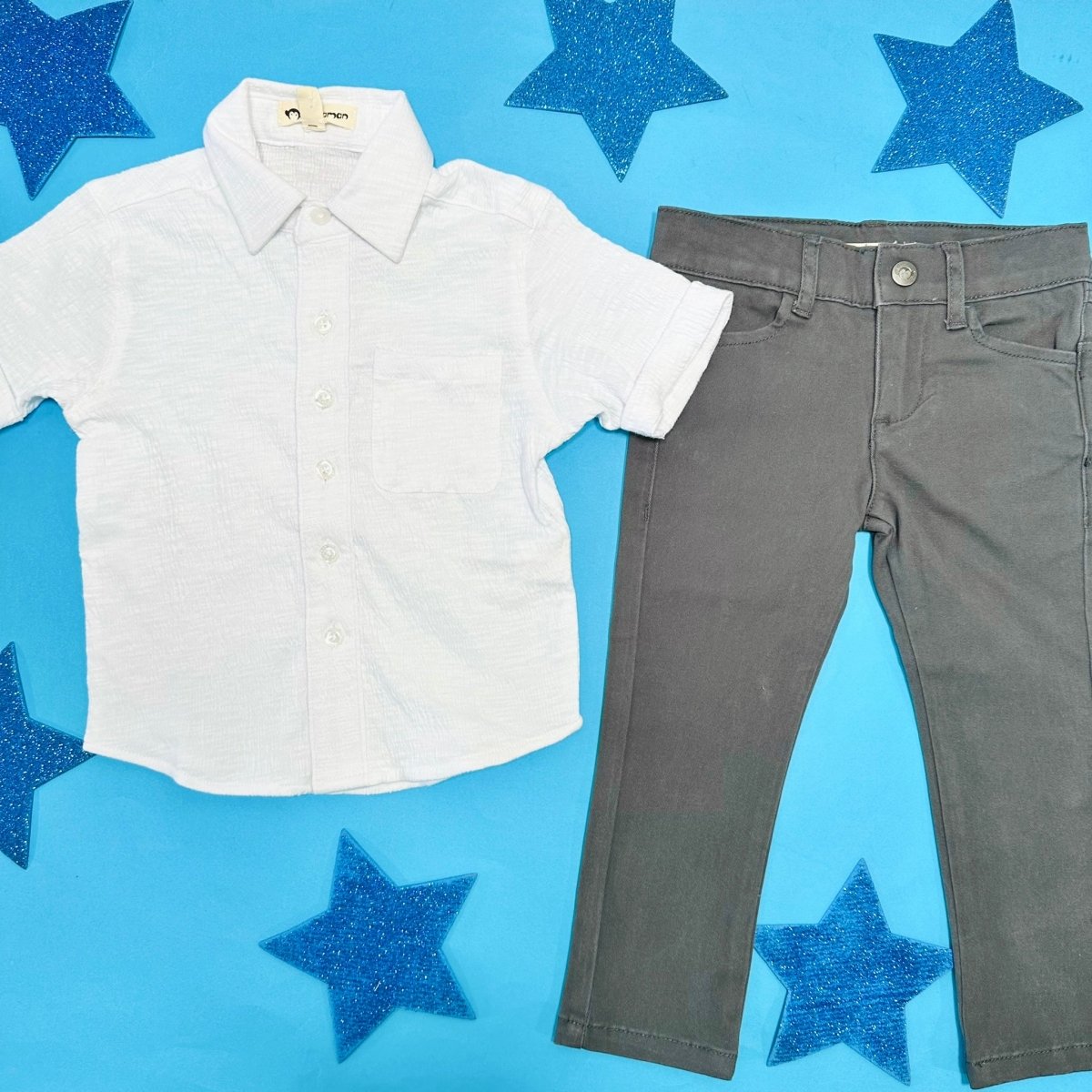 SKINNY TWILL PANTS - PANTS