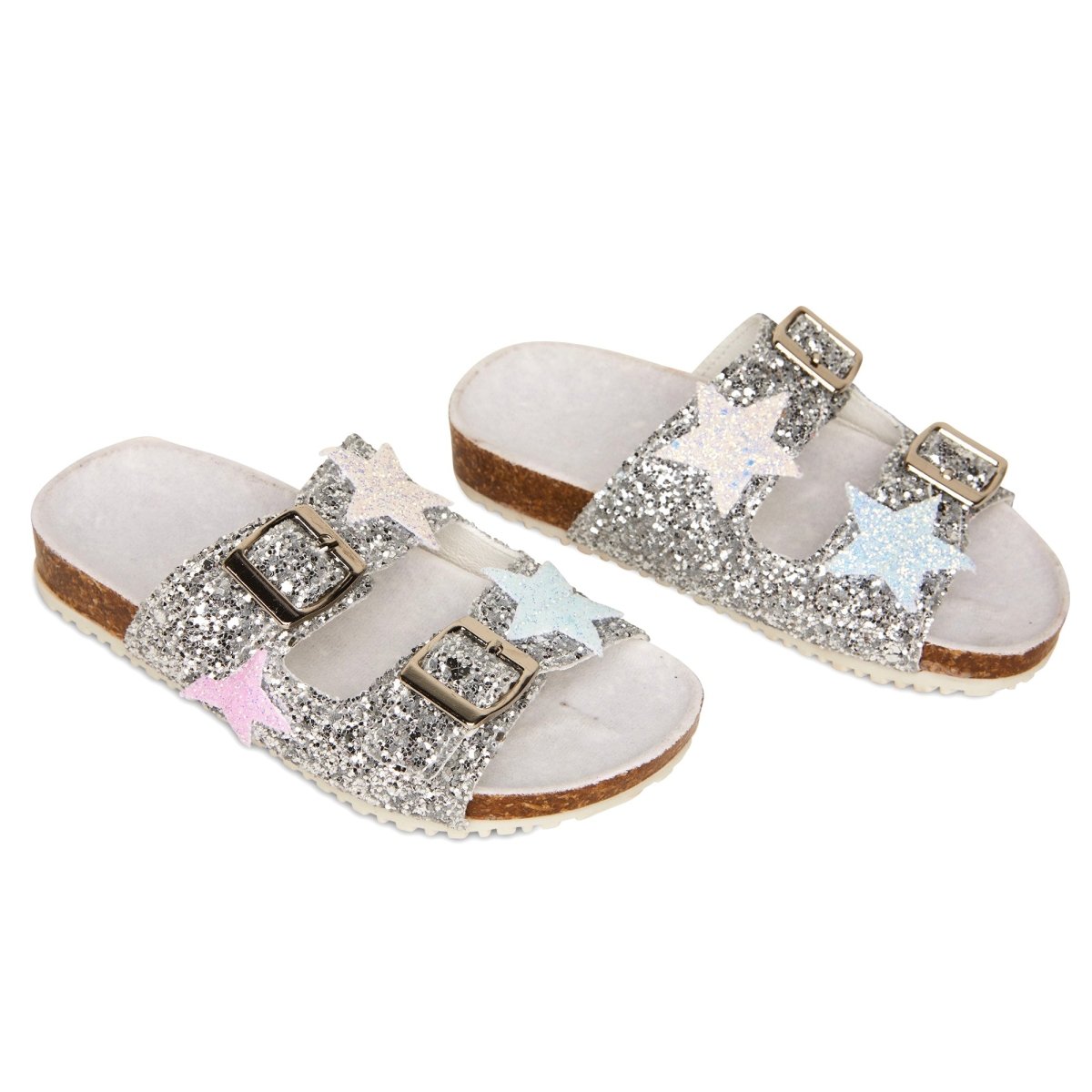 SKYE GLITTER STARS SANDALS - SANDALS
