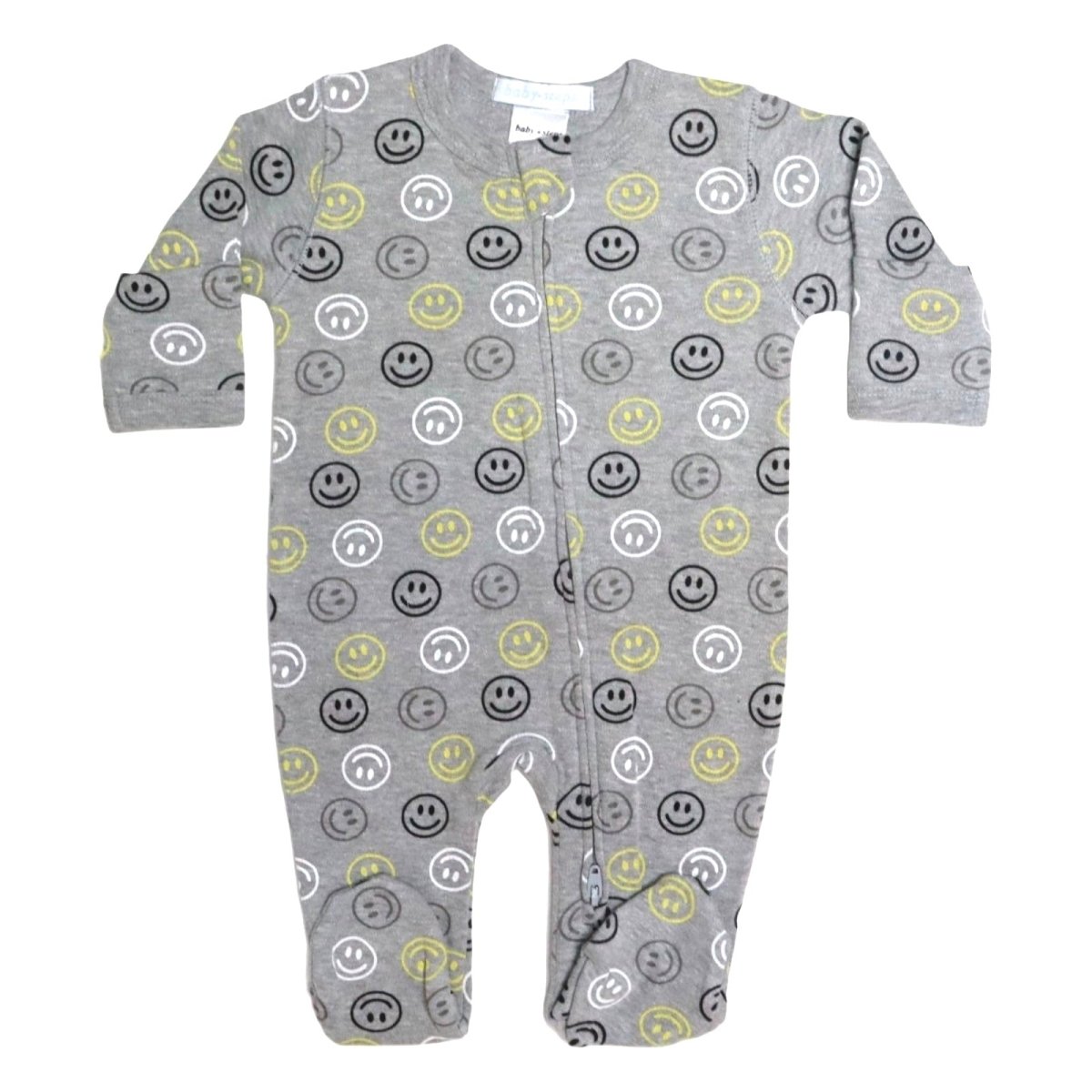 SMILEY FACE FOOTIE - BABY STEPS